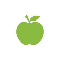 Apple food icon black background design. vector