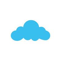 Weather Icon illustration blue rainy design. vector