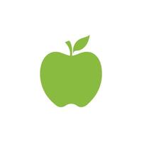 Apple food icon black background design. vector