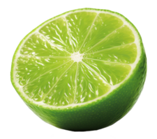 citron vert isolé sur transparent Contexte png