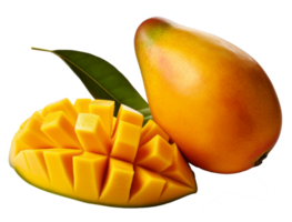 Mango isoliert auf transparent Hintergrund png