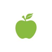 Apple food icon black background design. vector