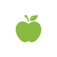 Apple food icon black background design. vector