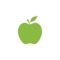 Apple food icon black background design. vector