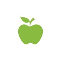 Apple food icon black background design. vector