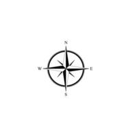 Logo compass icon vector