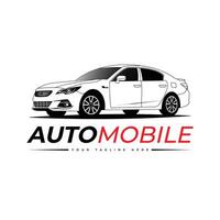 automóvil logo modelo vector