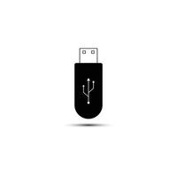 USB icono, disco flash ilustración vector