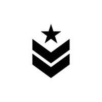 military rank icon bad vector