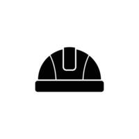 work safety helmet icon vector