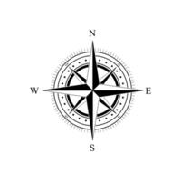 Logo compass icon vector