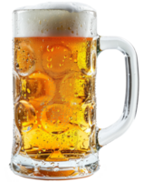 Bier Glas isoliert auf transparent Hintergrund png