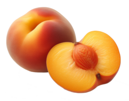 apricot isolated on transparent background png