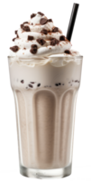 milk shake on transparent background png