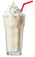 milk shake on transparent background png