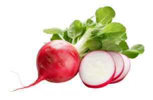 radish isolated on transparent background png