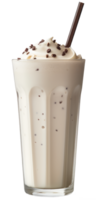 milk shake on transparent background png