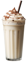 milk shake on transparent background png