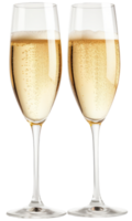 Champagne isolé sur transparent Contexte png