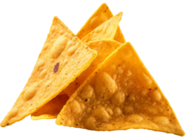 nachos isolated on transparent background png