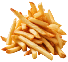 french fries isolated on transparent background png