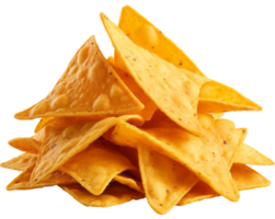 nachos isolated on transparent background png