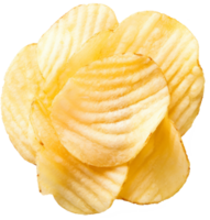 potato chips isolated on transparent background png