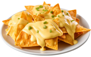 nachos isolated on transparent background png