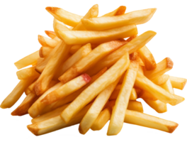 francese patatine fritte isolato su trasparente sfondo png
