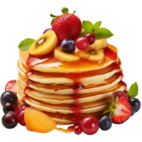 pancake isolated on transparent background png