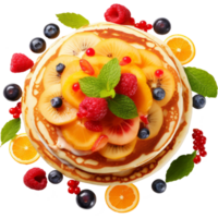 pancake isolated on transparent background png