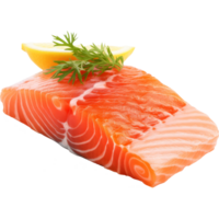 salmon steak isolated on transparent background png