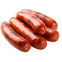 sausage isolated on transparent background png
