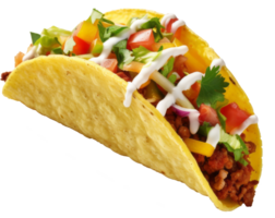 Taco isoliert auf transparent Hintergrund png