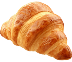 croissant isolated on transparent background png