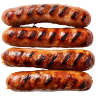 sausage isolated on transparent background png