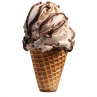 helado cono aislado en transparente antecedentes png