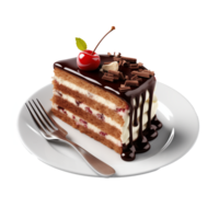 Kuchen isoliert auf transparent Hintergrund png