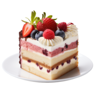 cake isolated on transparent background png
