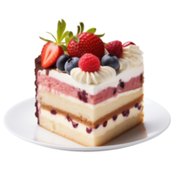 Kuchen isoliert auf transparent Hintergrund png