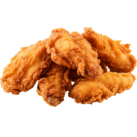 fried chicken isolated on transparent background png