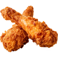 frito pollo aislado en transparente antecedentes png