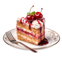 cake isolated on transparent background png