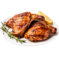 frit poulet isolé sur transparent Contexte png