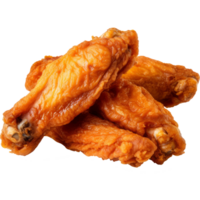 frit poulet isolé sur transparent Contexte png