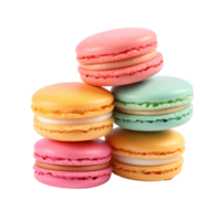 macaron biscoitos isolado com transparente fundo png