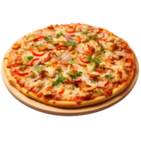 italian pizza isolated on transparent background png