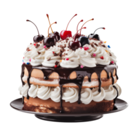 birthday cake isolated on transparent background png