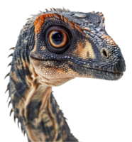 raptor dinosauro isolato su trasparente sfondo png