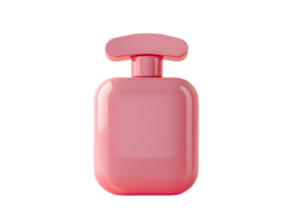 3D Pink Perfume Bottle png